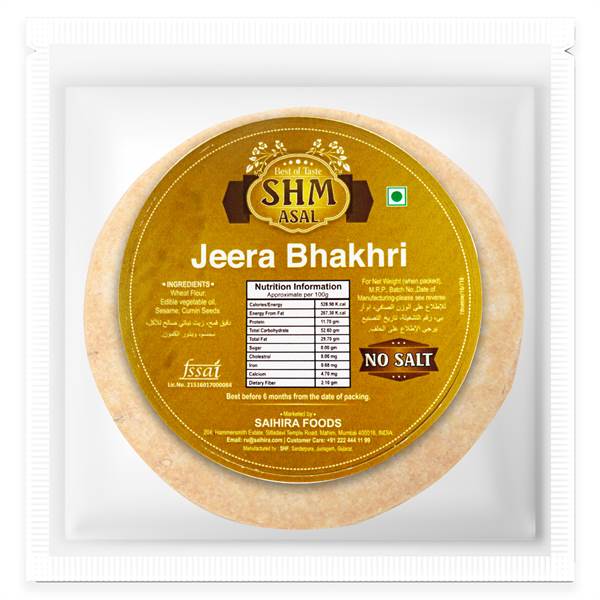 SHM Asal Jeera No-Salt Bhakhri